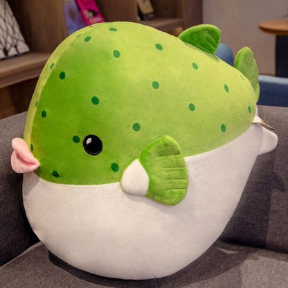 Peluche Poisson Puffer réaliste et drôle