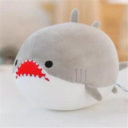 Round and chubby soft toys of marine fauna