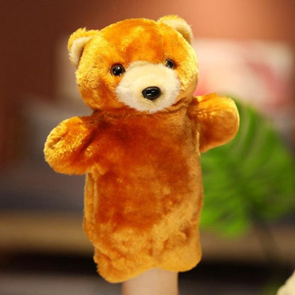 13 styles of hand puppet stuffed animals