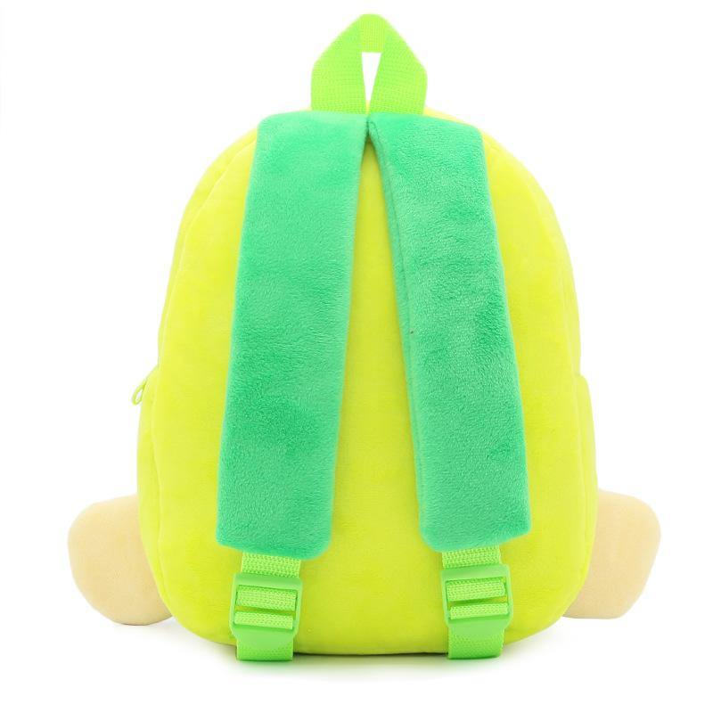 Stuffed animal turtle kindergarten backpack