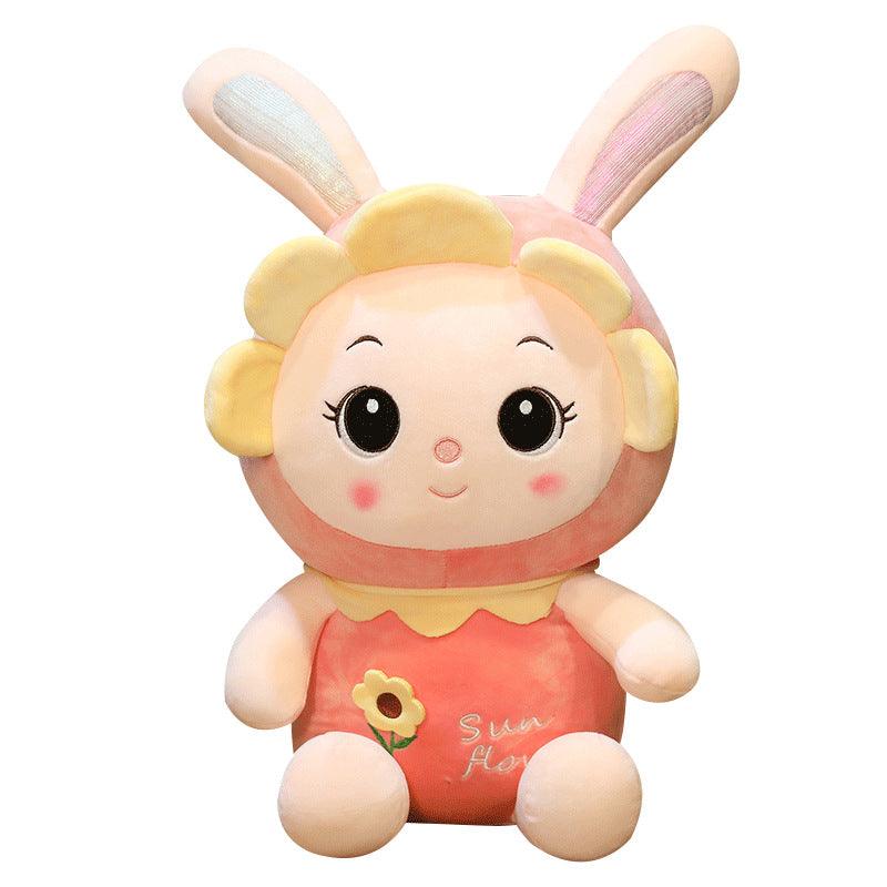 Poupée Lapin Tournesol en peluche