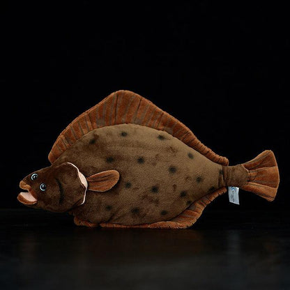 15.7" Realistic Flounder Fish Plush Toy
