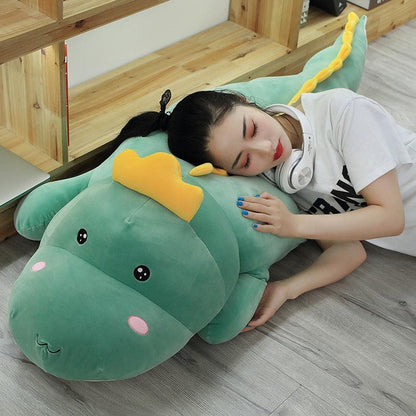 Plush dinosaur doll