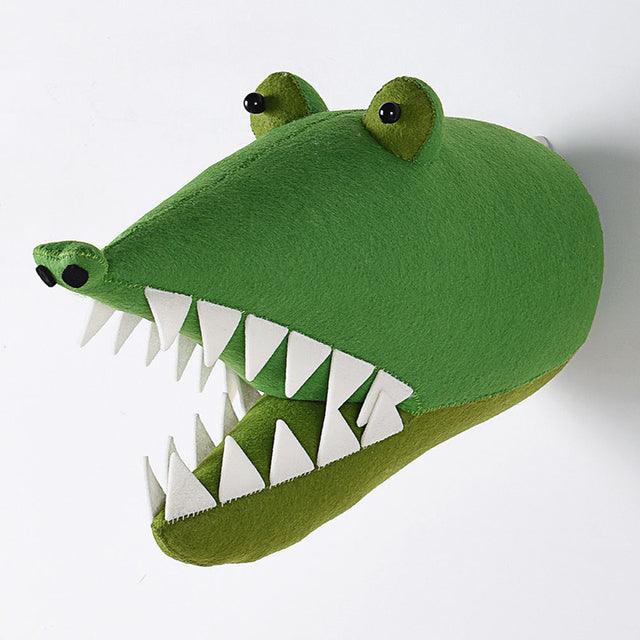 Peluche Crocodile Animal Trophy Head Wall Mounts