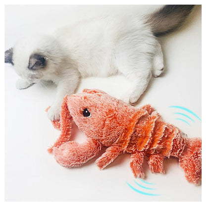 Jouets électriques pour chat avec crevettes interactives