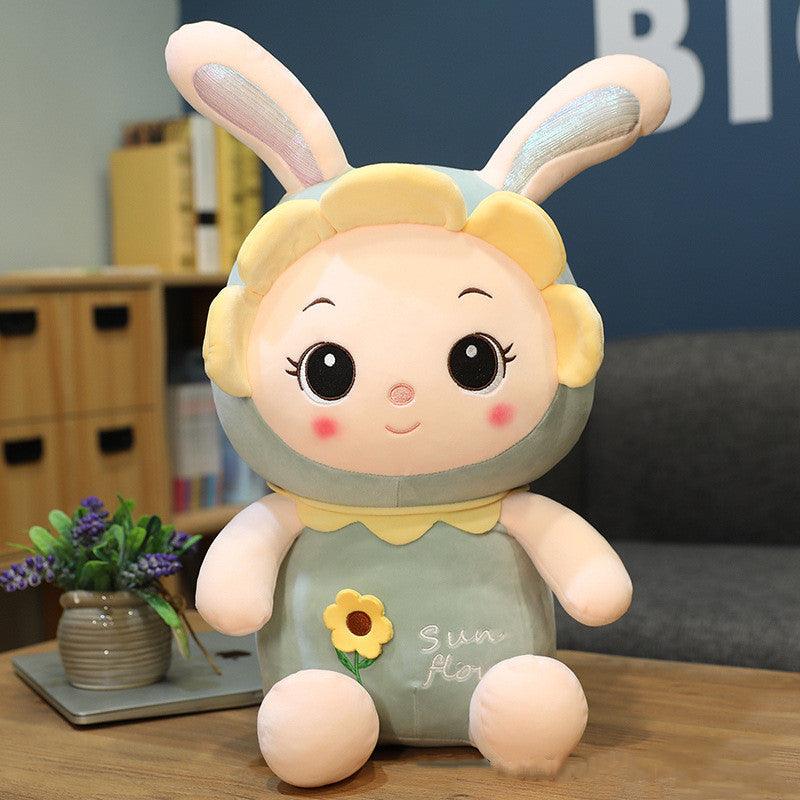 Plush Sunflower Rabbit Doll