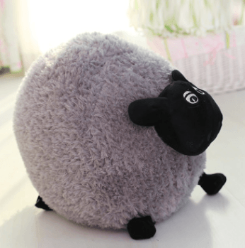 Lamb round ball plush toy