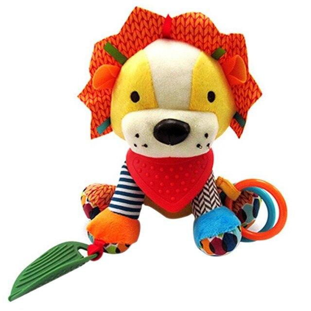 Hanging Stuffed Animals Rattles Teething Soothing Baby Toys