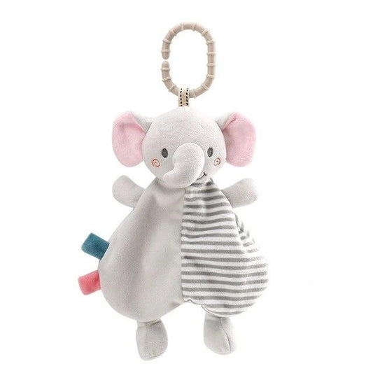 Doudou Bébé Éléphant Gris