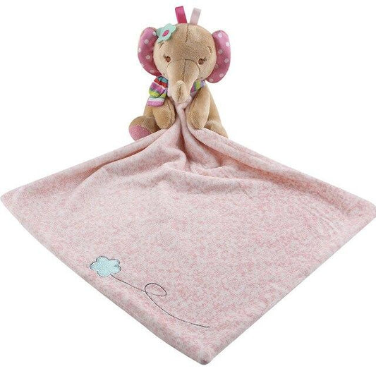 Pink Elephant Baby Comforter