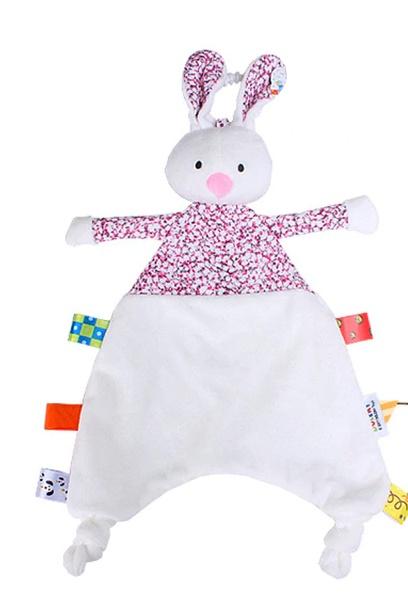 Doudou Bébé Lapin Blanc