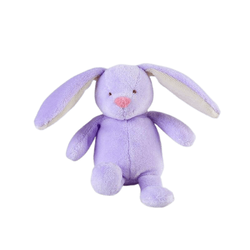 Doudou Bébé Lapin Violet