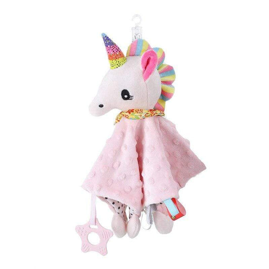 Pink Unicorn Baby Comforter