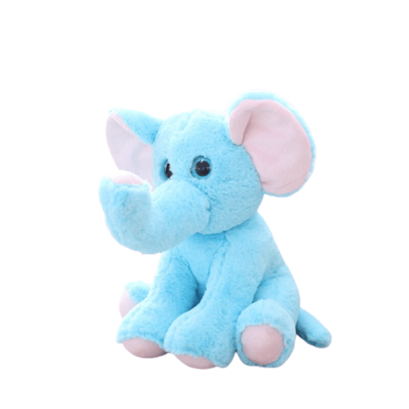 Peluche Éléphant Bleu