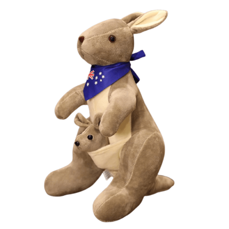 Kangaroo Plush with Baby