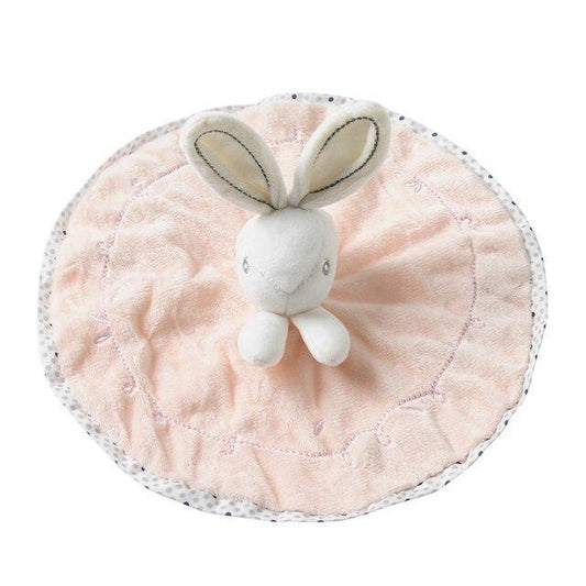 Pink and White Rabbit Comforter