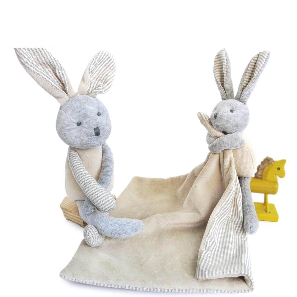 Doudou Lapin Jaune - Peluche Center | Boutique Doudou & Peluches