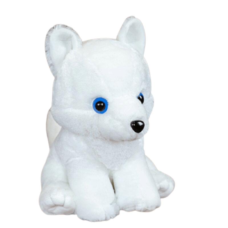 Loup en peluche