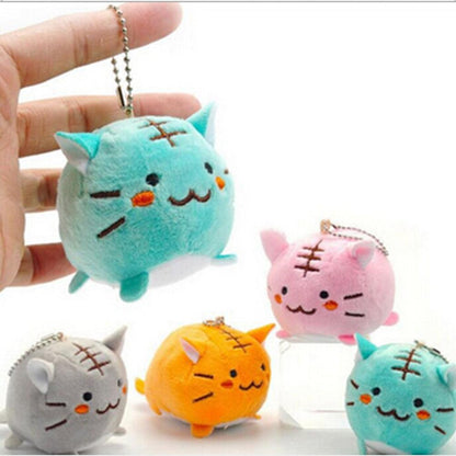 Peluche petit chat tigré pendentif peluche