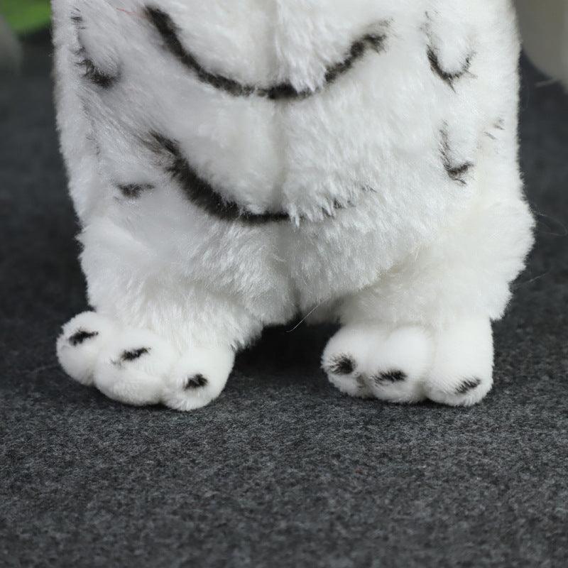 Long Hair White Owl Plush Doll