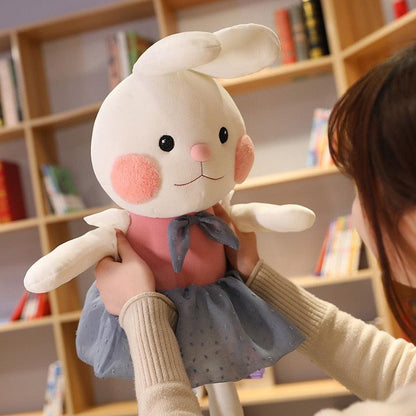 17.5" - 21.5" Adorable stuffed rabbit with clothes