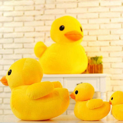 Peluche petit canard jaune