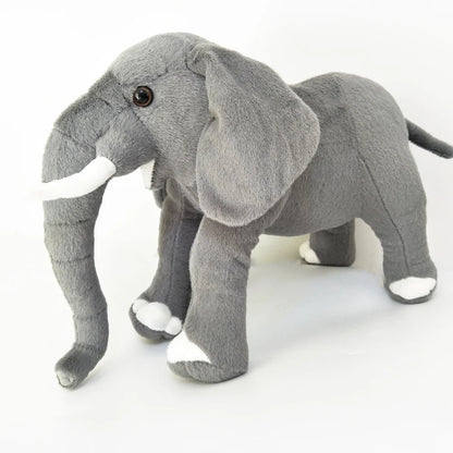 Peluche éléphant d'Afrique réaliste