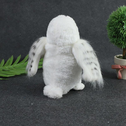 Long Hair White Owl Plush Doll