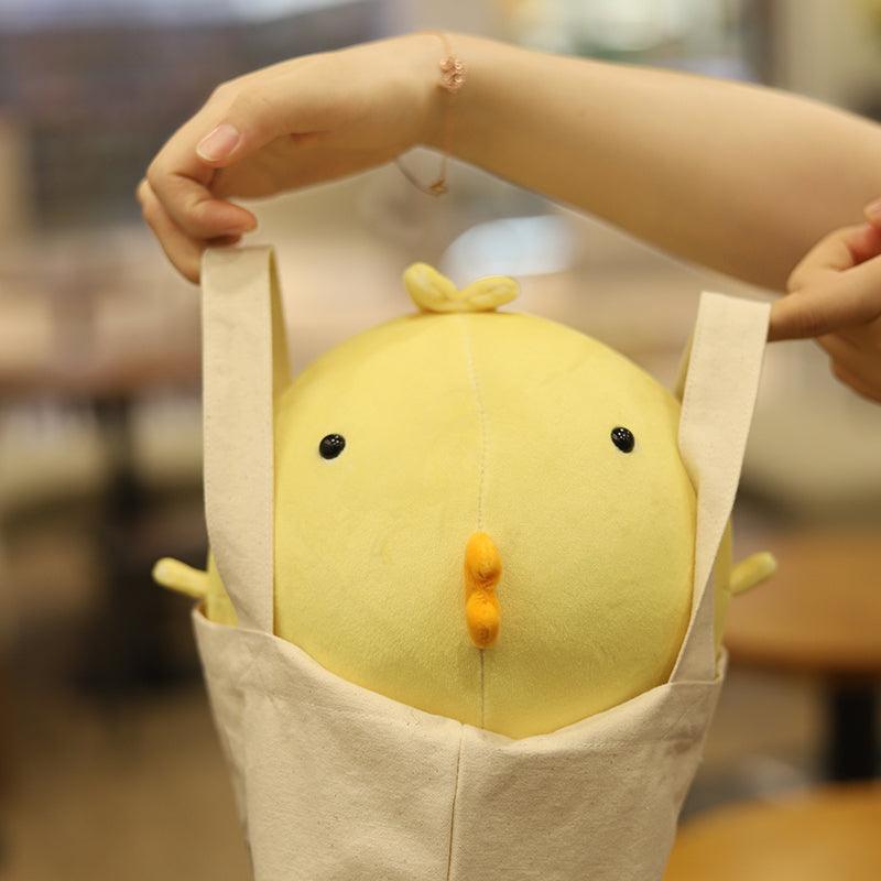 Peluches rondes Kawaii pour bébé poussin