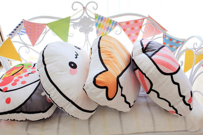 Sushi Salmon Rice Ball Plush Toy