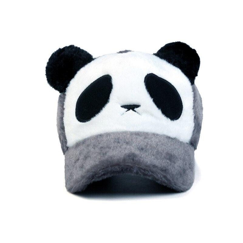 Plush panda hat