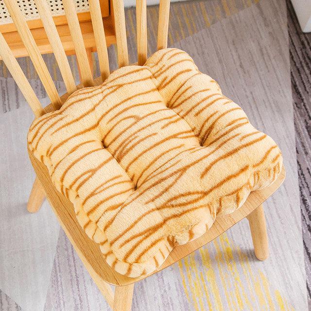 Tiger Biscuit Seat Pillow