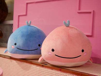 Cotton whale plush toy