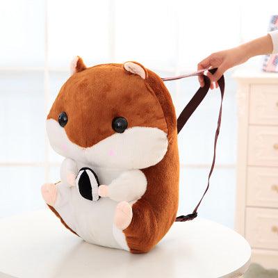 Lolita Round & Fat Hamster Peluche Doll Backpack