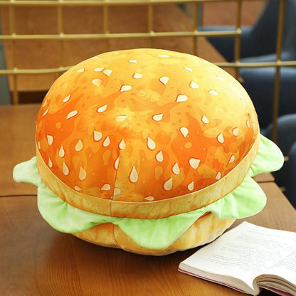 Sandwich and Hamburger plush toy for seat cushion