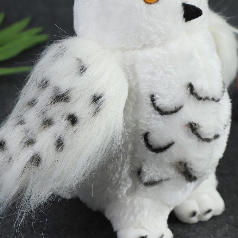 Long Hair White Owl Plush Doll