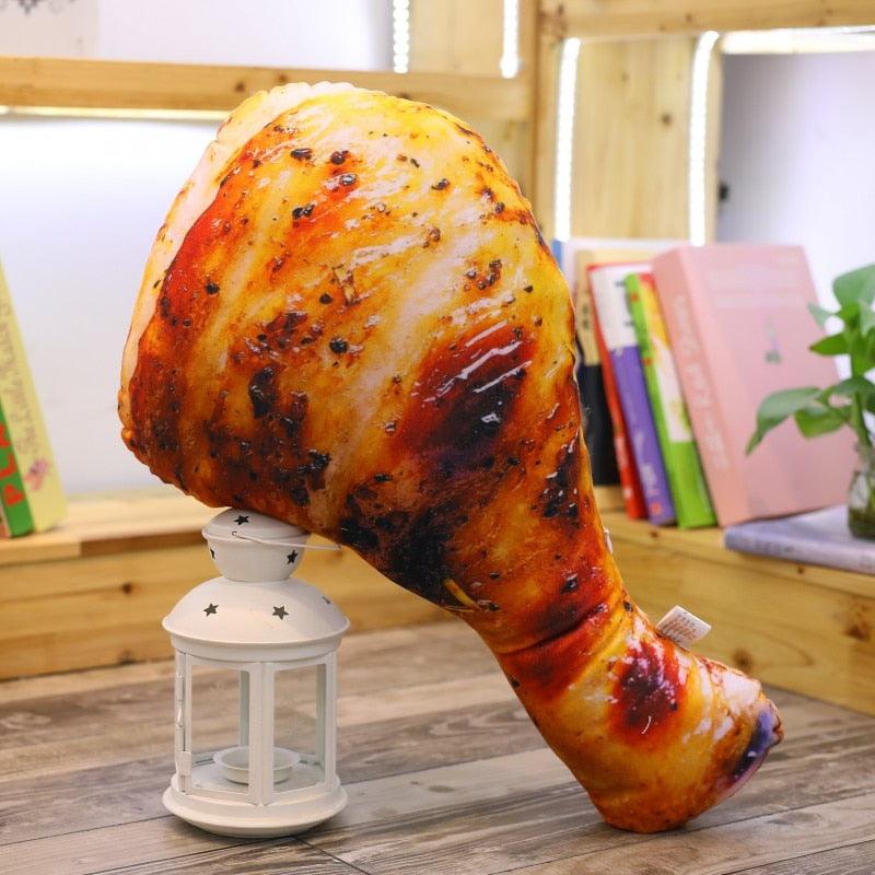 Jouet peluche de simulation de jambe de poulet 27.5" - 35.5".