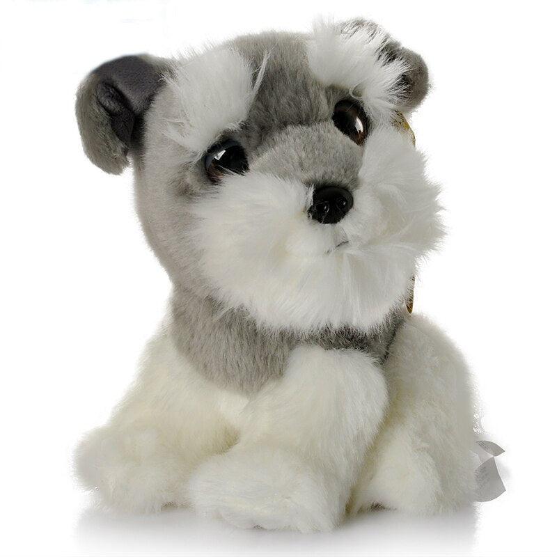 Super cute Schnauzer plush toy