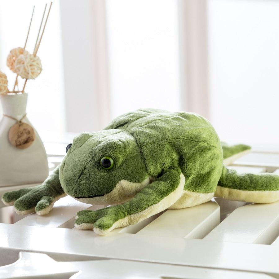 Poupée en peluche grenouille pour enfants