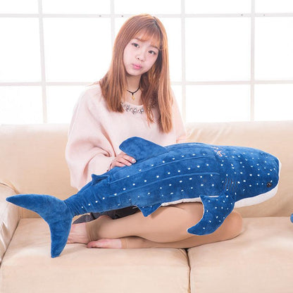 Giant Spotted Blue Whale Plush Toy