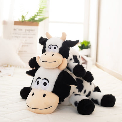 Fuzzy Ploppy Cow Plush