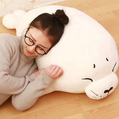 Plush seal pillow