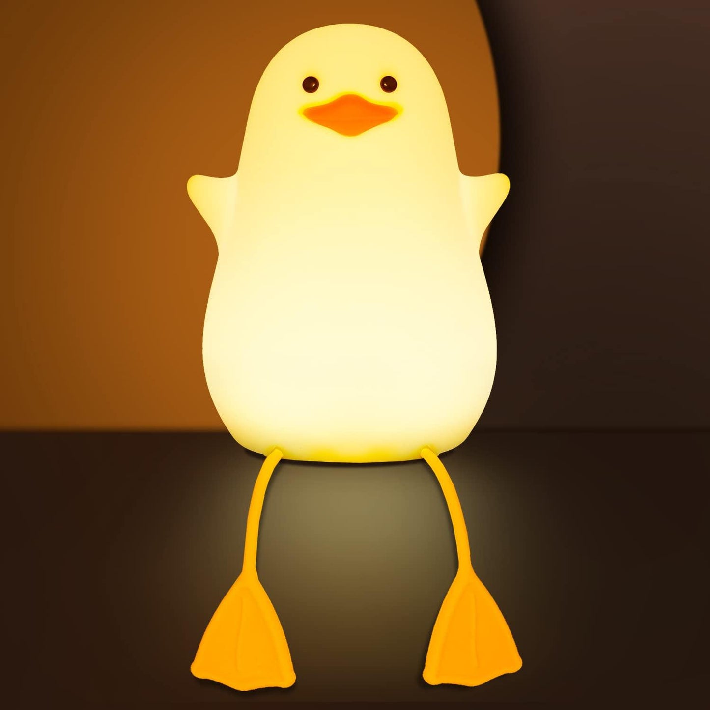 Veilleuse LED canard en silicone avec minuterie