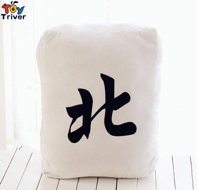 Chinese Mahjong Game Shaped Plush Pillow