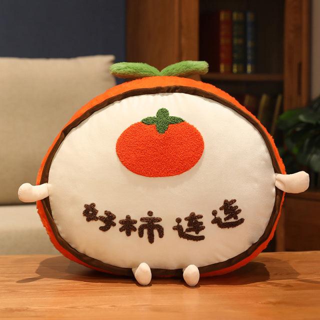 Creative Persimmon Shaped Plush Pillows