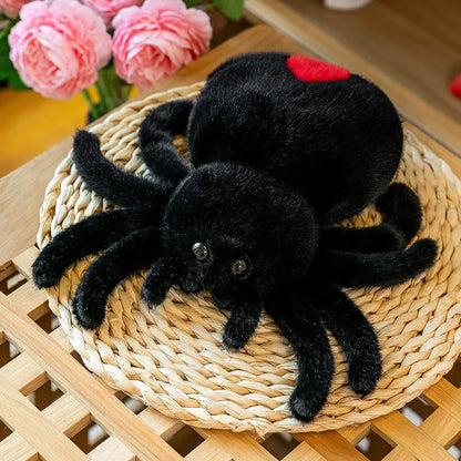 Realistic jumping spider plush toy