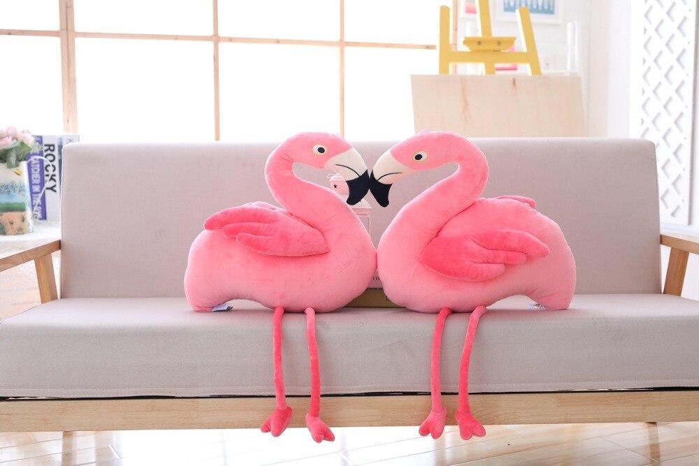 Giant plush sales flamingo