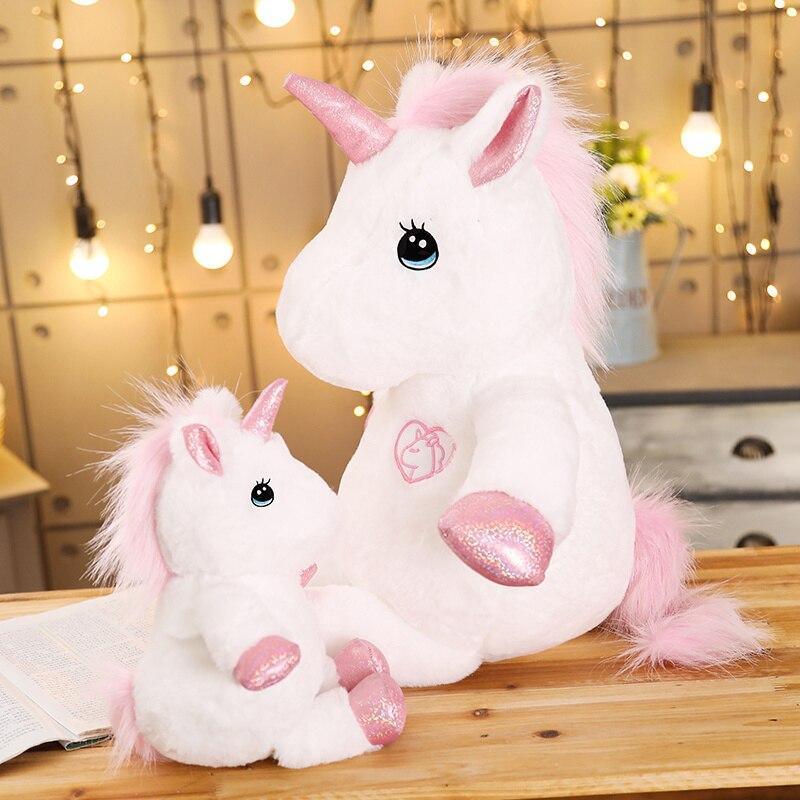 Geante licorne sales peluche