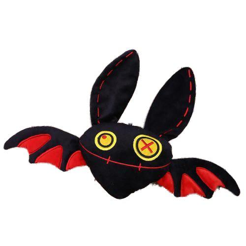 Peluche Chauve Souris Noir et Rouge - Peluche Center | Boutique Doudou & Peluches