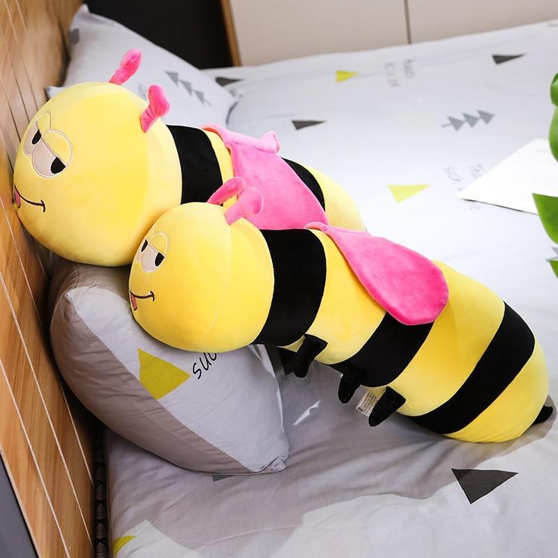 Peluche Abeille Géante en Coton - Peluche Center | Boutique Doudou & Peluches